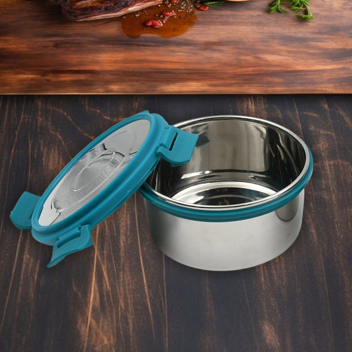 Miracle Carry Lunch Box Microwave Safe Lunch Box With Insulated Bag 2 Compartment Lunch Box (400 ML / 2 pc) Your Brand