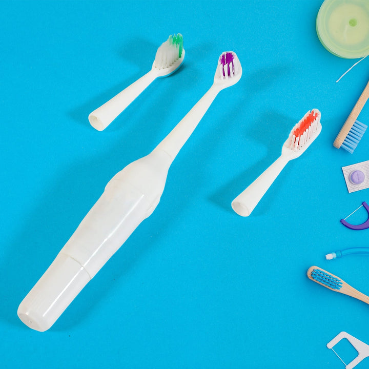 ELECTRIC TOOTHBRUSH FOR ADULTS AND TEENS, ELECTRIC TOOTHBRUSH BATTERY OPERATED DEEP CLEANSING TOOTHBRUSH (Battery Not included) - TezCart