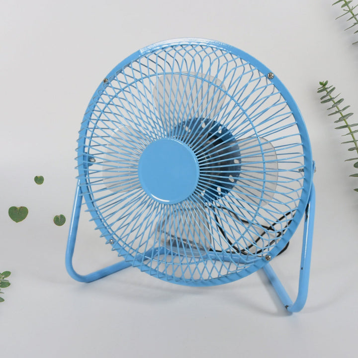 Big USB Table Desk Personal Metal Electronic Fan, Compatible with Computers, Laptops, Student Dormitory, Suitable For Office, School Use (1 Pc) Your Brand