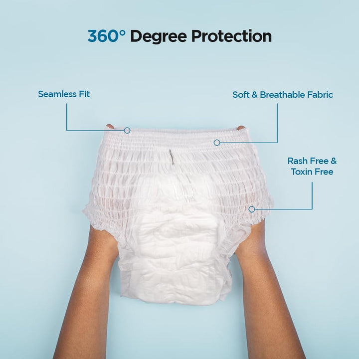 Women's Emergency Kit, Travel Kit- Includes Seamless Underwear, Pantyliner, Feminine Hygiene Sachet First Period Kit (10 Pcs) Your Brand