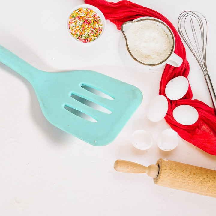 Multipurpose Silicone Spoon, Silicone Basting Spoon Non-Stick Kitchen Utensils Household Gadgets Heat-Resistant Non Stick Spoons Kitchen Cookware Items For Cooking and Baking (1 pc) Your Brand