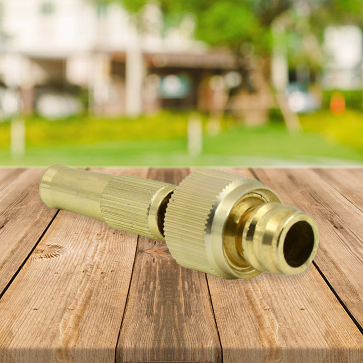 water spray nozzle for water pipe booster nozzle for car wash nozzle with high pressure water adjustable brass nozzle water spray gun for gardening watering tools - TezCart