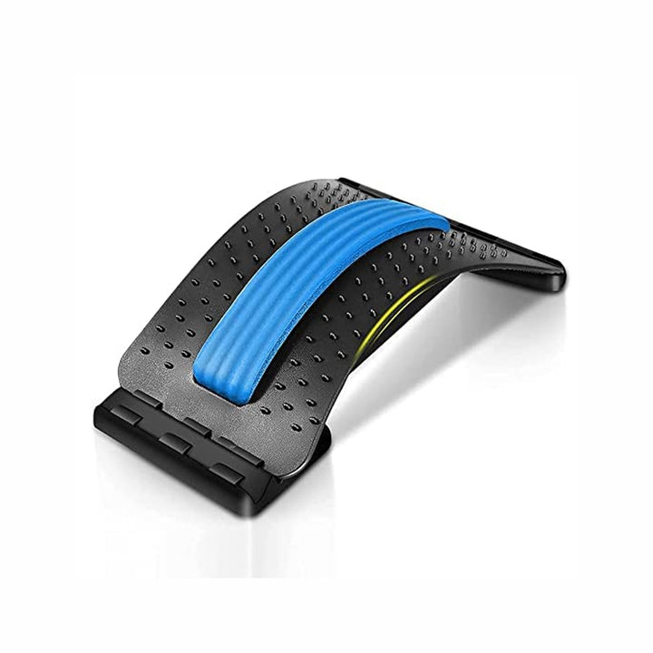 Back Pain Relief Device Back Stretcher, Spinal Curve Back Relaxation Device, Multi-Level Lumbar Region Back Support For Lower & Upper Muscle Pain Relief, Back Massager For Bed Chair & Car (1 Pc) Your Brand