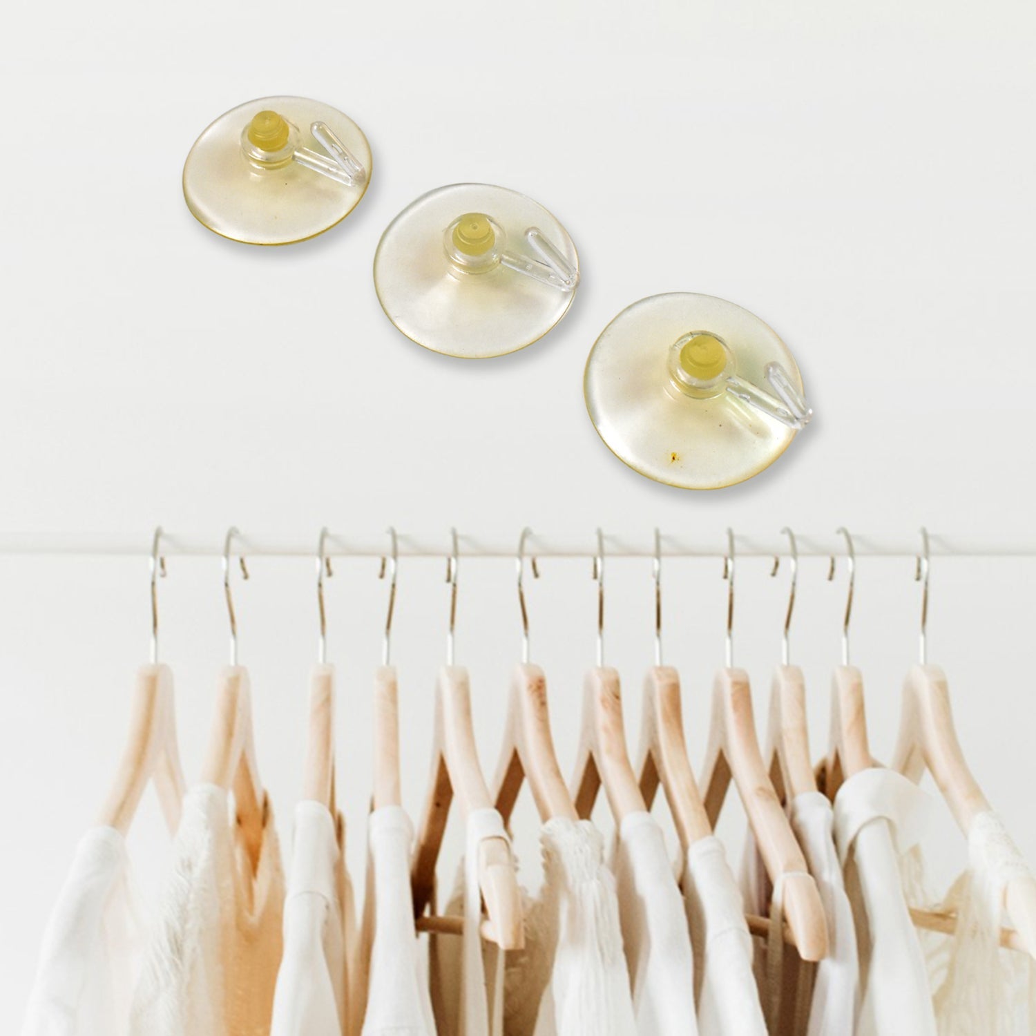 Transparent Rubber Vacuum Sucker, Suction Cup Hooks (18 Pcs Set) - TezCart
