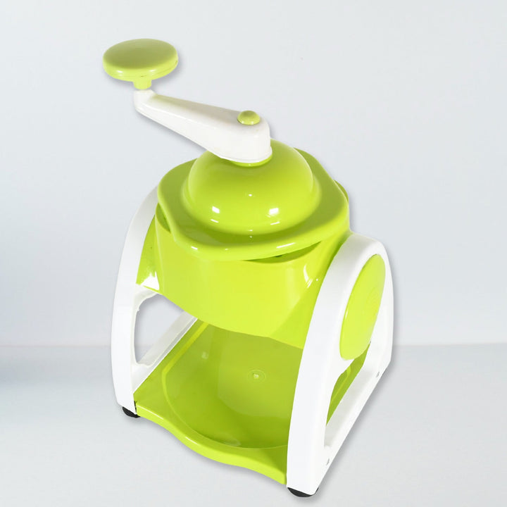Miracle Small Plastic Ice Gola Maker Ice snowmaker Machine | Ice Crusher | Indoor Outdoor Manual With Steel Blade & Anti slip Grip (1 Pc) Your Brand