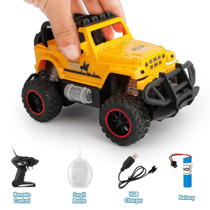 Mist Spray Race Car Toy Off Road Speed Car With Smoke (Water Sprayer Mist With Light) High Strength Climbing Power & Smoke Effect (Color May Vary), Kids Your Brand