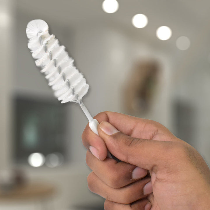 Long Handle Bottle Brush for Jars, Bottles & Containers Cleaning Your Brand
