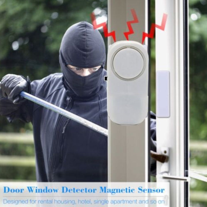 Wireless Window Door Alarm, Sensor Door Alarm for Kids Safety, Alarm System for Home Security for Pool, RV and Office, door bell Your Brand
