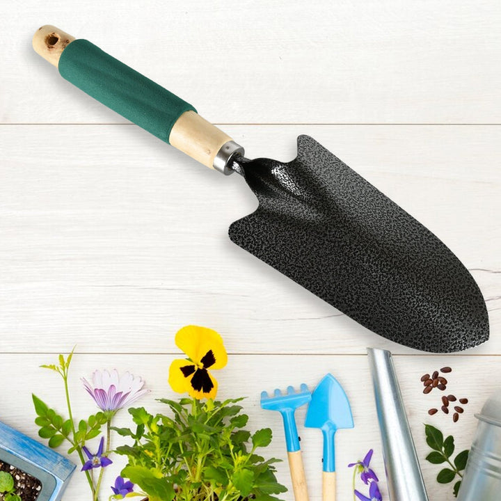 Gardening Tools - Hand Cultivator, Trowel, Heavy Duty with Ergonomic Wooden Handle for Transplanting and Digging (3 Pcs Set) your brand