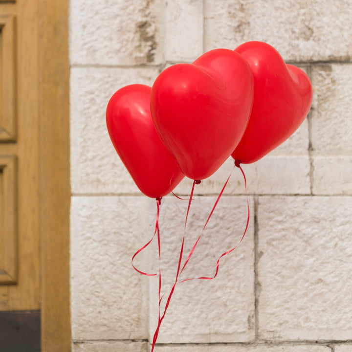 Heart shaped balloons Kinds of Rainbow Party Latex Balloons for Birthday / Anniversary / Valentine's / Wedding / Engagement Party Decoration One Color (20 Pcs Set) Your Brand