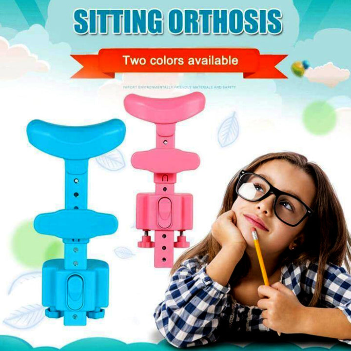 Student Sitting Posture Corrector Child Protector, Kids Sitting Posture Corrector for Reading Writing Adjustable Sitting Support Brace Eye Protection, School Gifts (1 Pc) Your Brand