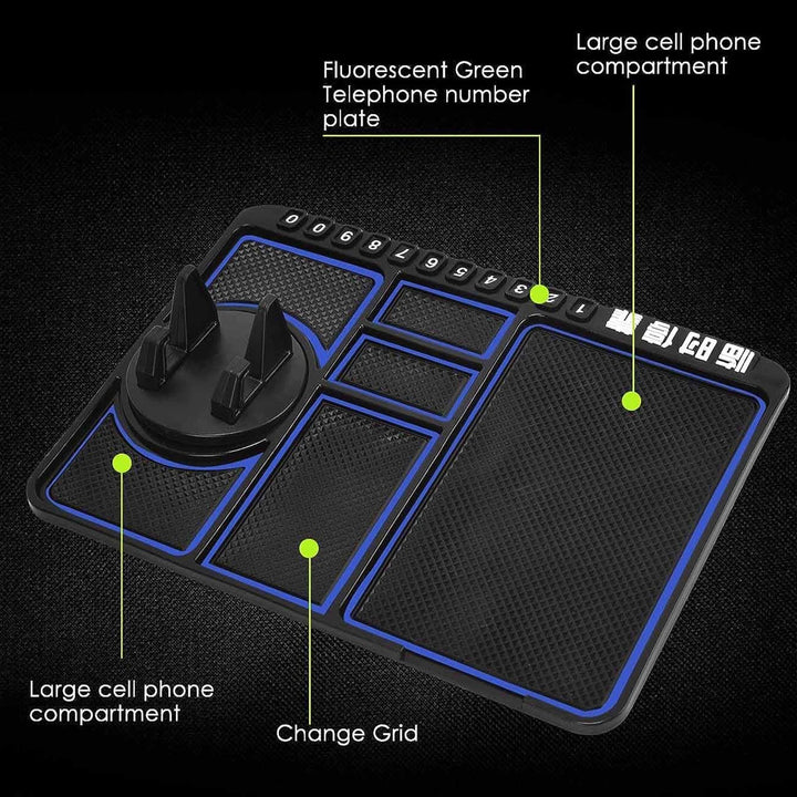 Car Dashboard Mat & Mobile Phone Holder Mount your brand