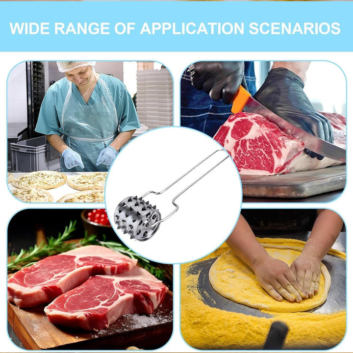 Stainless Steel Meat Tenderiser | Kitchen Multipurpose Hammer (1 Pc) - TezCart