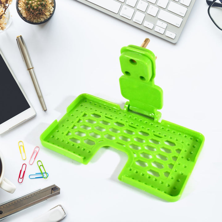 Multi-Purpose Wall Holder Stand for Charging Mobile, Just Fit in Socket and Hang (Mix Color / 1 pc) Your Brand