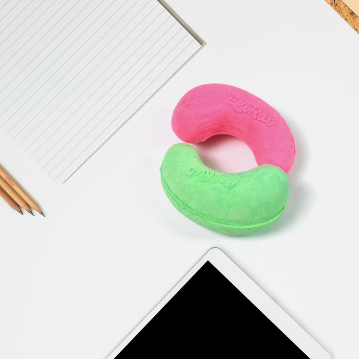 Cashew Nut Eraser Rubber Erasers (1 Pc / Mix Colour & Design) - TezCart