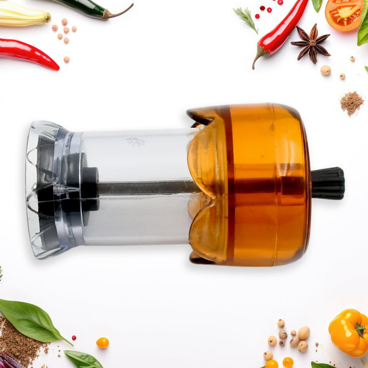 Miracle Transparent Plastic Salt and Pepper Grinder, Pepper Grinder Manual Pepper Grinding Tool, Pepper Crusher Grinder (1 Pc) Your Brand
