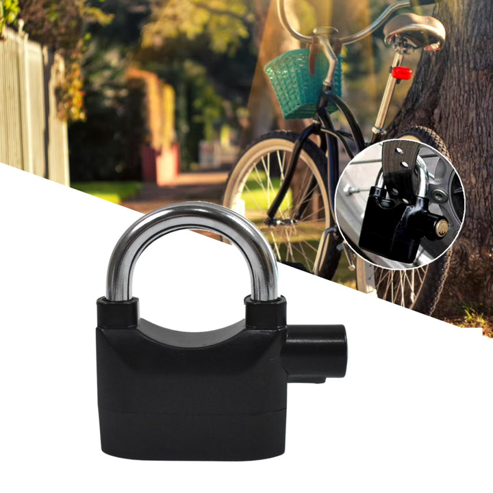 Plastic Body Waterproof Siren Alarm Smart Alarm Lock & 3 Keys (1 Set) - TezCart