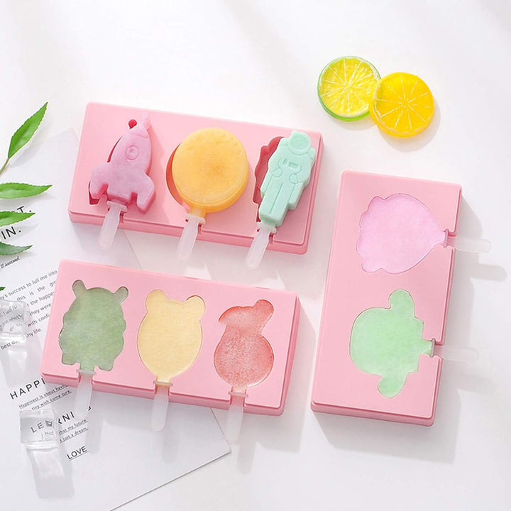 Silicone Popsicle Molds, Reusable Ice Cream Molds With Sticks And Lids. A Must-Have Popsicle Mold For Summer. Your Brand