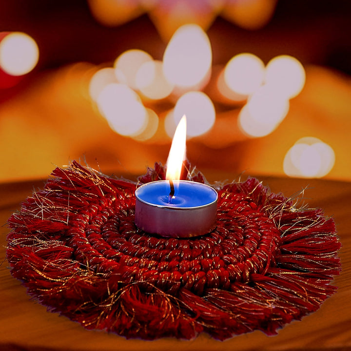 Tealight Diwali Candles for Home Decoration Smokeless Candles for Decorations Long Burning for Mood Dinners Parities Home Decoration Wedding Candle (1 Pc / Mix Color) Your Brand