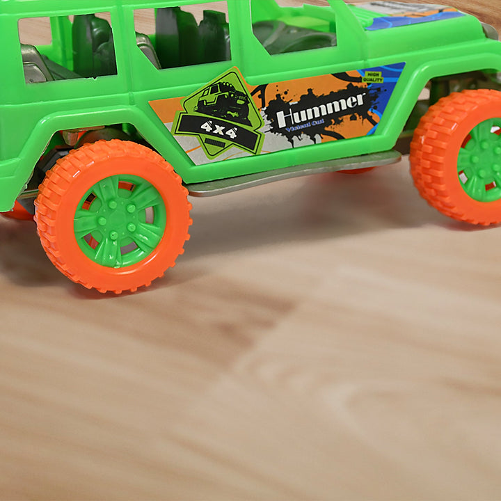 4X4 Jeep Car Toy For Kids Pull Back Jeep Car - TezCart