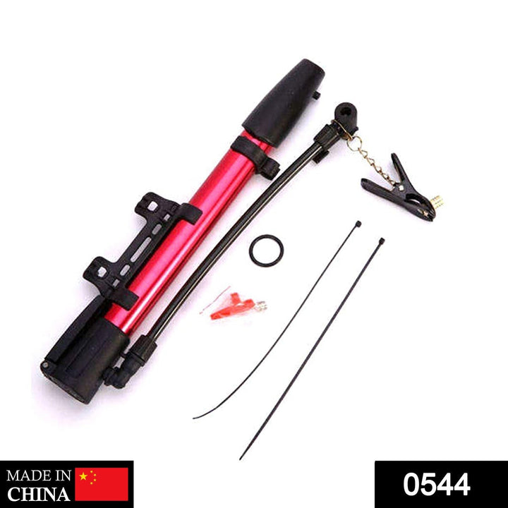 Aluminum Mini Bicycle Air Pump (Multicolor) Your Brand