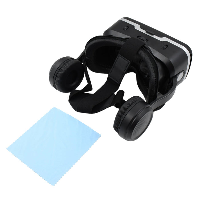 3D / HD VR Glasses Virtual Reality Goggles Headset for iOS for Android Smartphone VR Goggles-For 3D VR Movies Video Games with Headphones (1 Pc) Your Brand