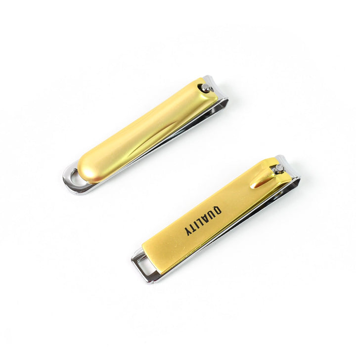 Stainless Steel Folding Portable Large Nail Clippers with Nail File (1 Pc / Mix Design) - TezCart