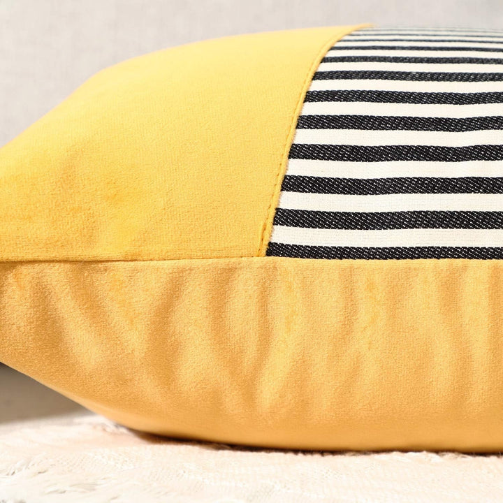 Decorative Pillow Covers Cushion Cases Soft Cotton (22 × 22 Inch / 1 Pair / 2 Pc) Your Brand