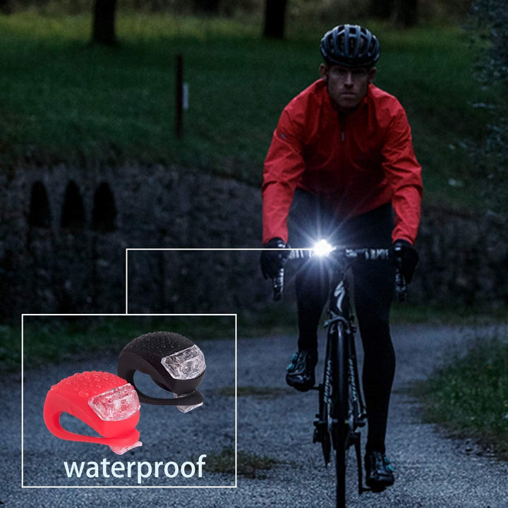 Silicone LED Bike Light Set (2 Pcs Set) - TezCart