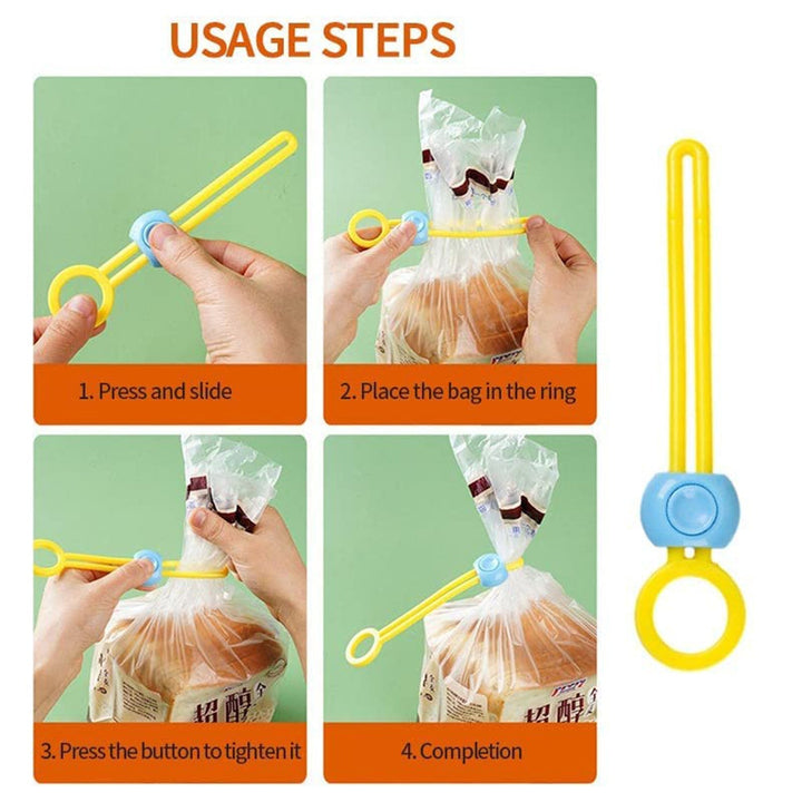 Bag Clips Food Clips, Multi-Purpose Sealer, Reusable Cable Ties, Cord Organizer, Bag Clips Food Clips, For Home Kitchen Office (1 Pc) Your Brand