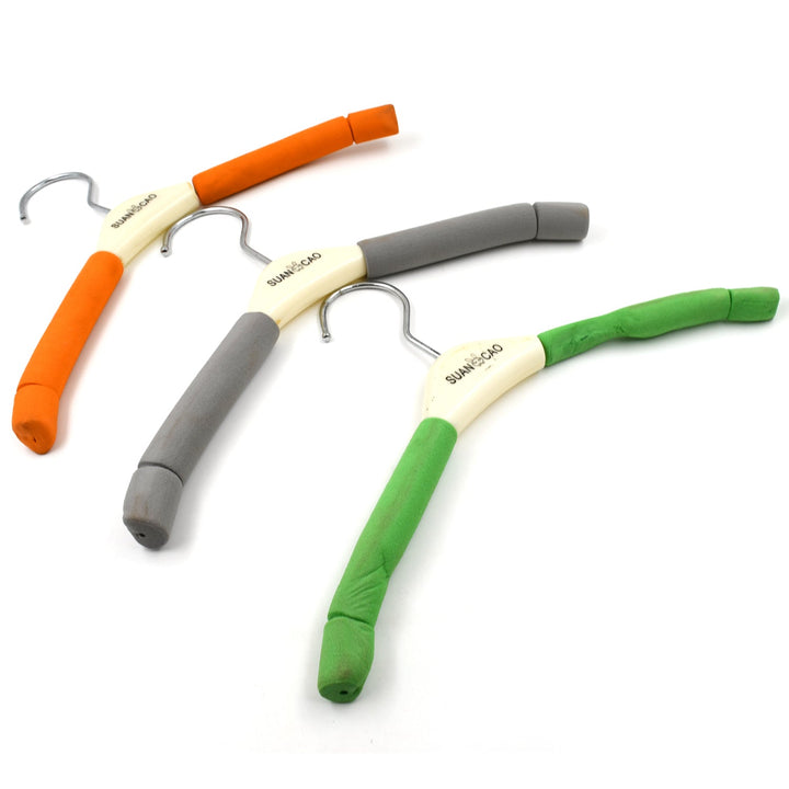 Solid Sponge Hanger Non-Slip Hanger (1 Pc / Mix Color / B Grade) Your Brand
