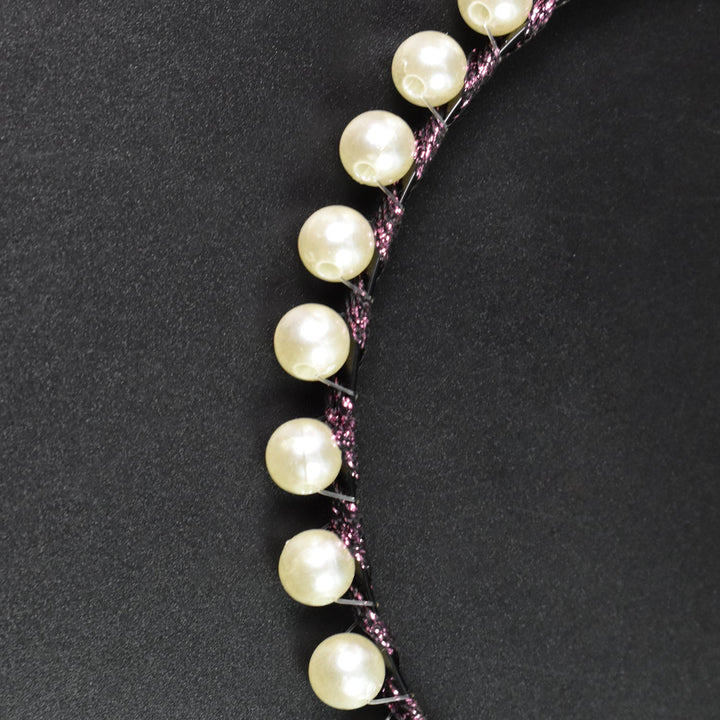Hairband Pearls Fancy Party Hairband  (1 Pc / Mix Design) - TezCart