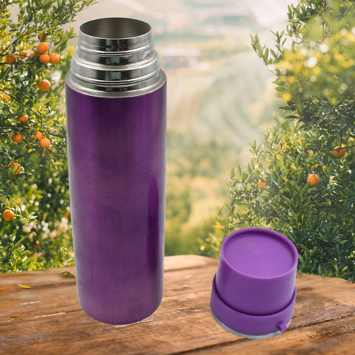 Stainless Steel Water Bottle Leak Proof, Rust Proof, Hot & Cold Drinks, Gym Sipper BPA Free Food Grade Quality, Steel fridge Bottle For office / Gym / School (500 ML Approx) Your Brand