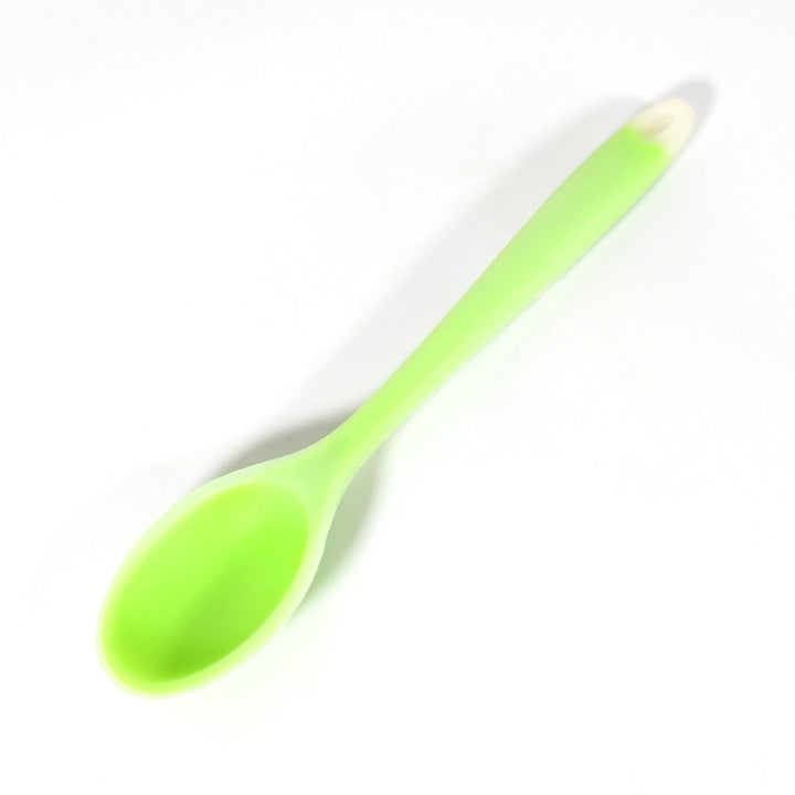 Multipurpose Silicone Spoon, Silicone Basting Spoon Non-Stick Kitchen Utensils Household Gadgets Heat-Resistant Non Stick Spoons Kitchen Cookware Items For Cooking (1 pc / 27 Cm) Your Brand