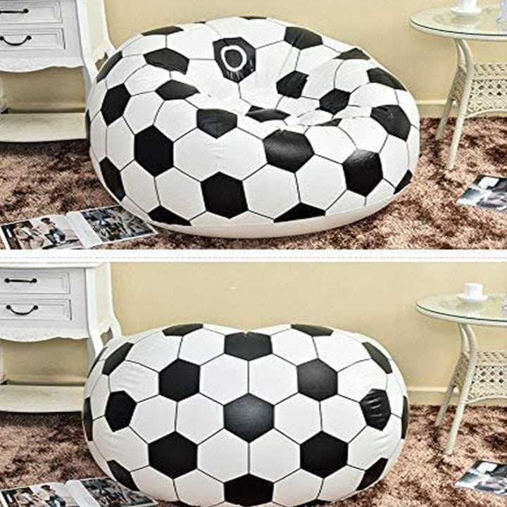 Foldable Sofa, Cartoon Style Inflatable Folding Chair, Ball Chair, Inflatable Sofa for Adults, Kids size (110cm x 80cm) - TezCart
