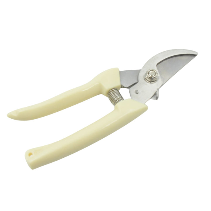 Stainless Steel Pruning Shears with Sharp Blades and Comfortable handle - Durable Hand Pruner for Comfortable and Easy Cutting, Heavy Duty Gardening Cutter Tool Plant Cutter for Home Garden | Wood Bran (1 Pc) Your Brand