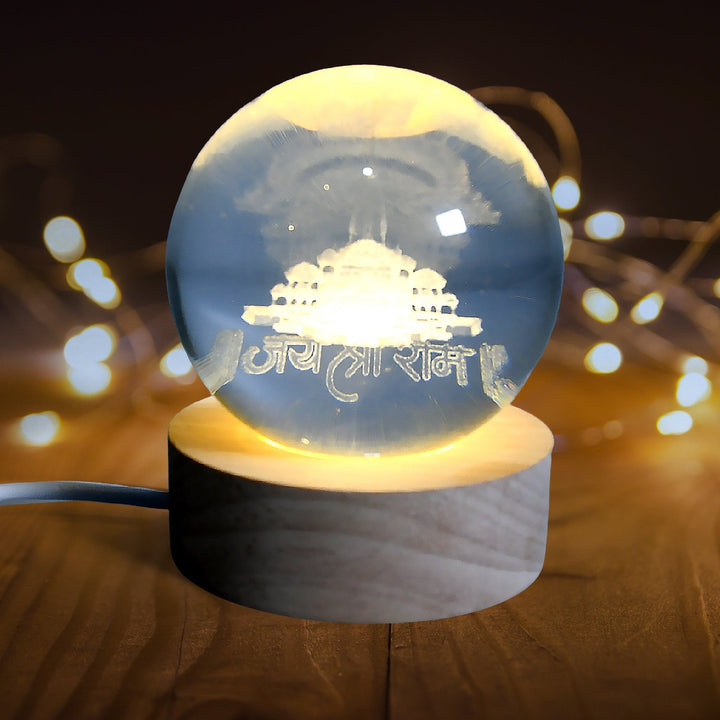 3D Crystal Ball lamps for Bedroom 3D Lamps for Home Decoration 3D Crystal Ball Night Light Gifts for Women Gifts for Men Room Decor Items for Bedroom for Friend and Family (1 Pc) Your Brand