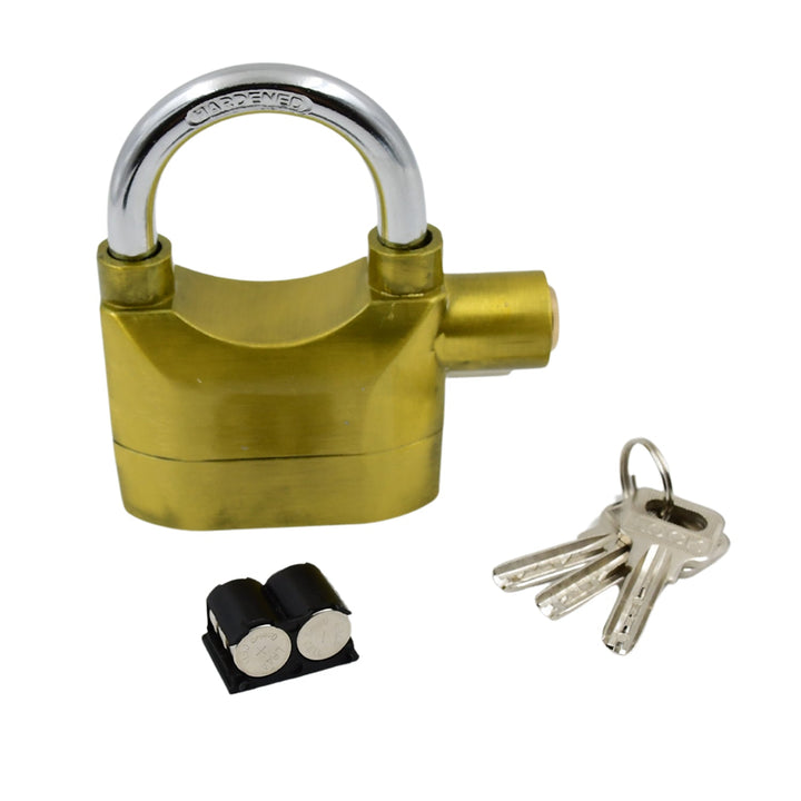 Security Alarm Metallic Lock System with 3 Keys (1 Set / Mix Color) - TezCart