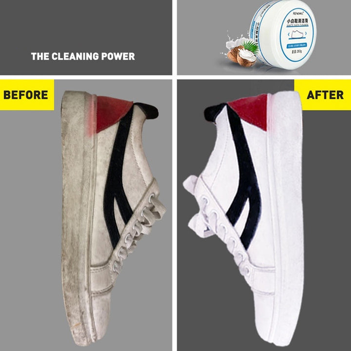 Stain Remover Cleansing Cream for Shoe Polish Sneaker Cleaning Kit Shoe Eraser Stain Remover White Rubber Sole Shoe Cleaner White Shoe Cleaning Cream Stain Remover (260 Gm) Your Brand