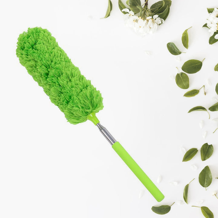 Adjustable Long Handle, Microfiber Duster for Cleaning, Microfiber Hand Duster Washable Microfiber Cleaning Tool Extendable Dusters for Cleaning Office, Car, Computer, Air Condition, Washable Duster Your Brand