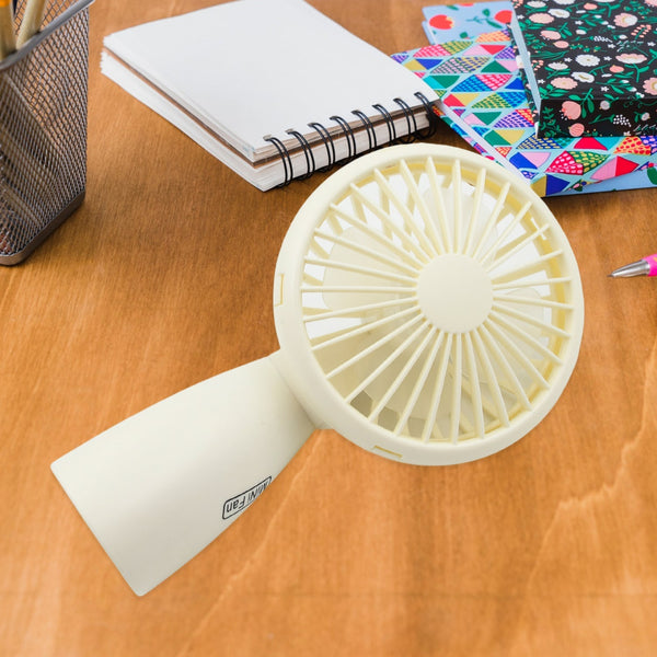 Mini Handheld Fan, Portable Rechargeable Mini Fan, Portable Easy to Carry, for Home, Office, Travel and Outdoor Use (1 Pc) Your Brand