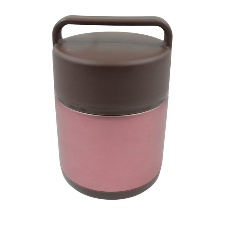 Vacuum insulated lunch box, 304 stainless steel, used for lunch storage, double-layer travel hiking picnic food jar, with folding spoon and handle BPA Free Thermos Lunch Box for Kids Adults (1600 ML) Your Brand