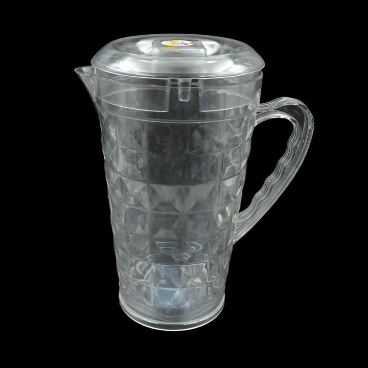 Mocktail Pet Jug  Plastic Jug With lid, Drinking Beverage Jag, Transparent Tableware  Reusable BPA Free, Plastic Water jug for Home use, Perfect for Home, Restaurants Your Brand