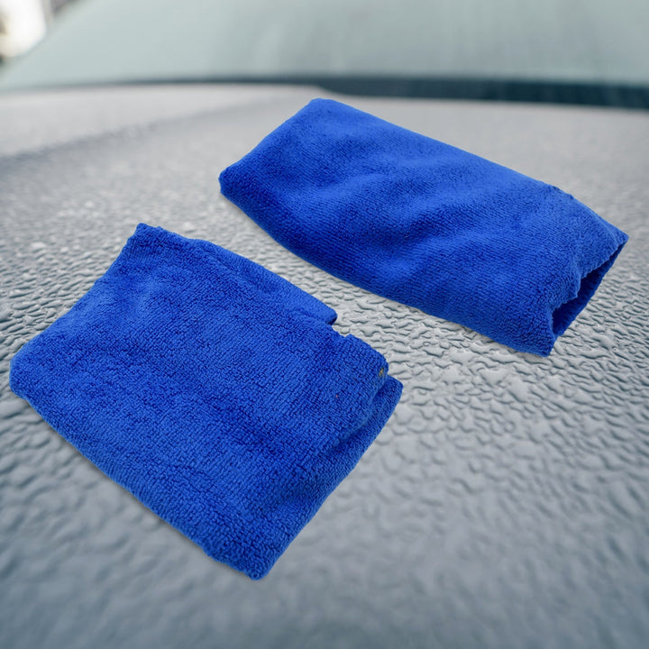 Car / Bike Cleaning Combo Microfiber Car Wash Sponge and Gloves, Automobile Cleaning Sponges, 2 Wash Towel, 1 Brush, 1 Sponge, 1 Gloves, Car Wash Cleaning Tools Kit (5 Pcs Set) Your Brand
