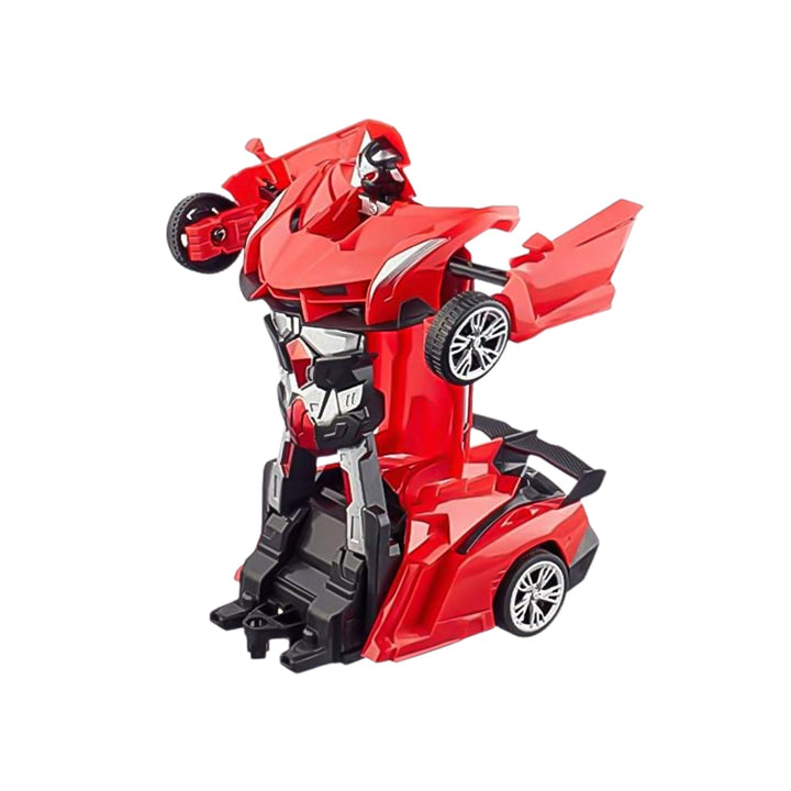2 In 1 Automatic Robot Converted Remote Control Car With Light Scale 360°Drifting Deformation Robot Car Toy Kids Boys, Robot Convert Unique Toy For Boys (1 Pc) Your Brand