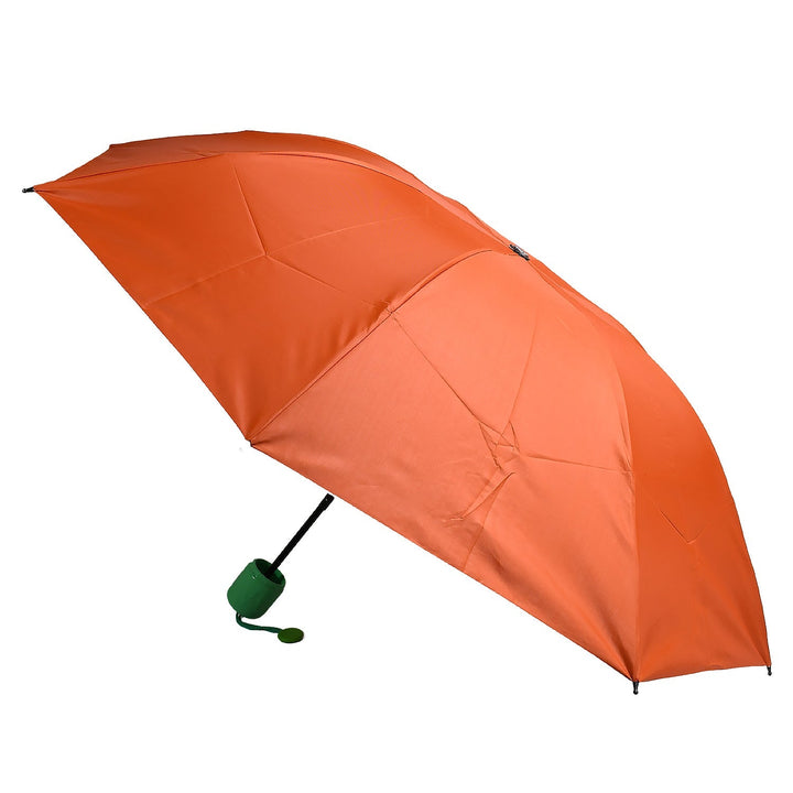 Vegetable shaped Folding Umbrella, Plastic Case Creative Fashion Folding Mini Sun Shade Rain Umbrella, Unique Umbrella, Sun & UV Protection, Cute Design (1 Pc) Your Brand
