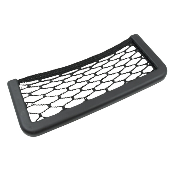 Car Storage Organize Car String Bag Car Seat Side Storage, Net Bag Mesh Pocket Organizer Stick-on for Purse Bag Phone - TezCart