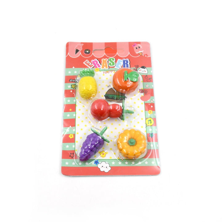 3D Mix Design Fancy & Stylish Colorful Erasers, Mini Eraser Creative Cute Novelty Eraser for Children Different Designs Eraser Set for Return Gift, Birthday Party, School Prize (1 Set) Your Brand