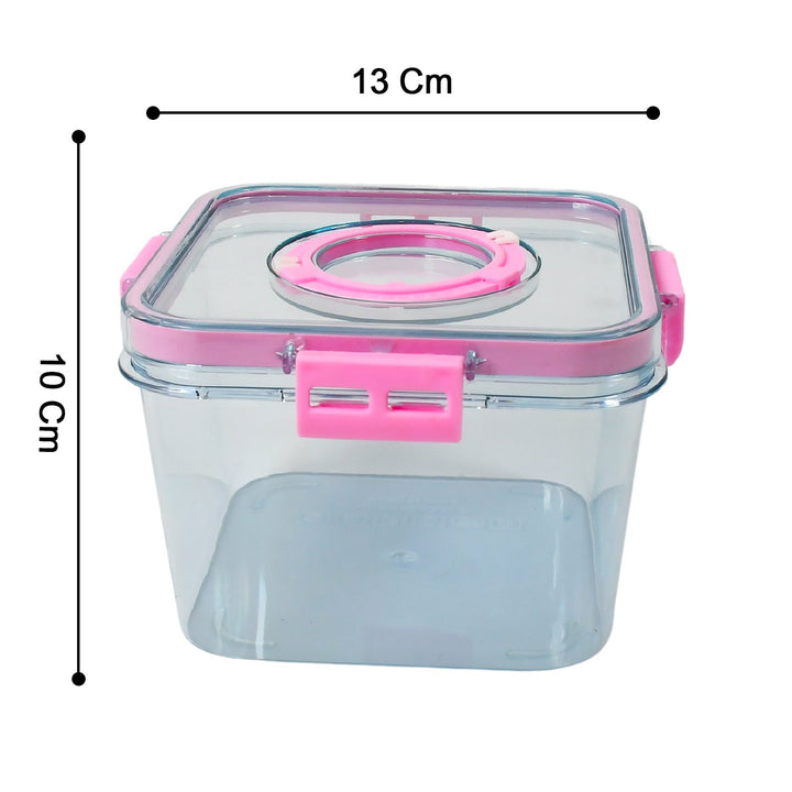 High Quality Plastic Food Storage Container Clear Washable Refrigerator Food Box Food Container Fruit Box Container with Lid (1400 ML) Your Brand