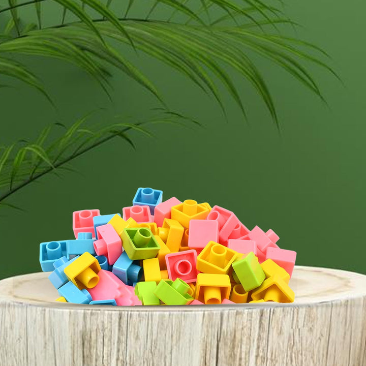 Pixel Cubes Toy for Children Early Education, Pixel Game Educational Board Games Board, Birthday Gift for Kids, Learning Math Toy, Brain Games, Math Puzzle (Approx 180 Cubes With Pixel Board & Book) Your Brand